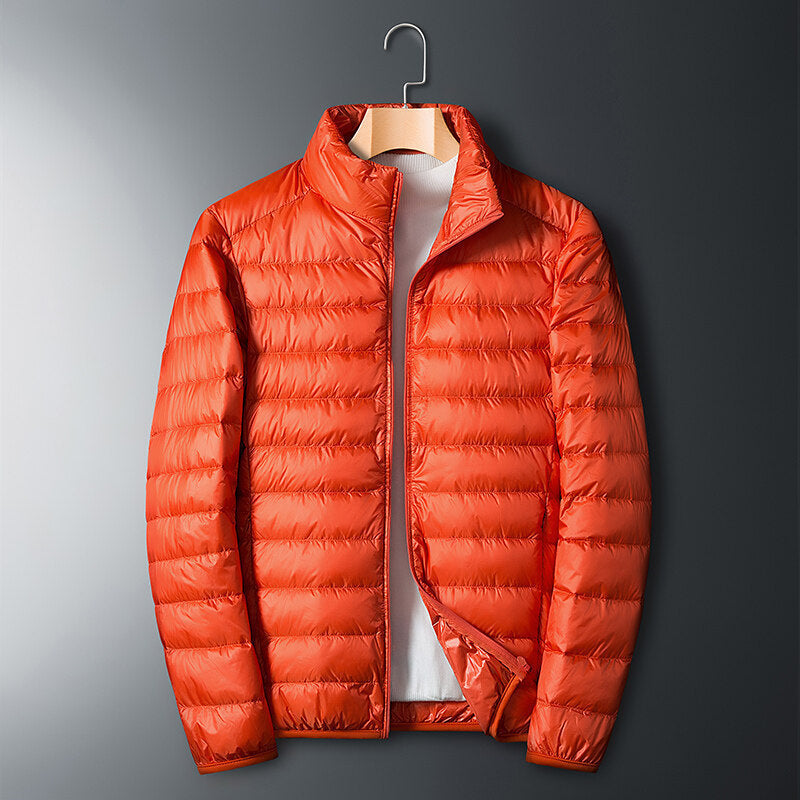 Herren Leichtgewichtige Feder Baumwolljacke für deutsche Winterkälte