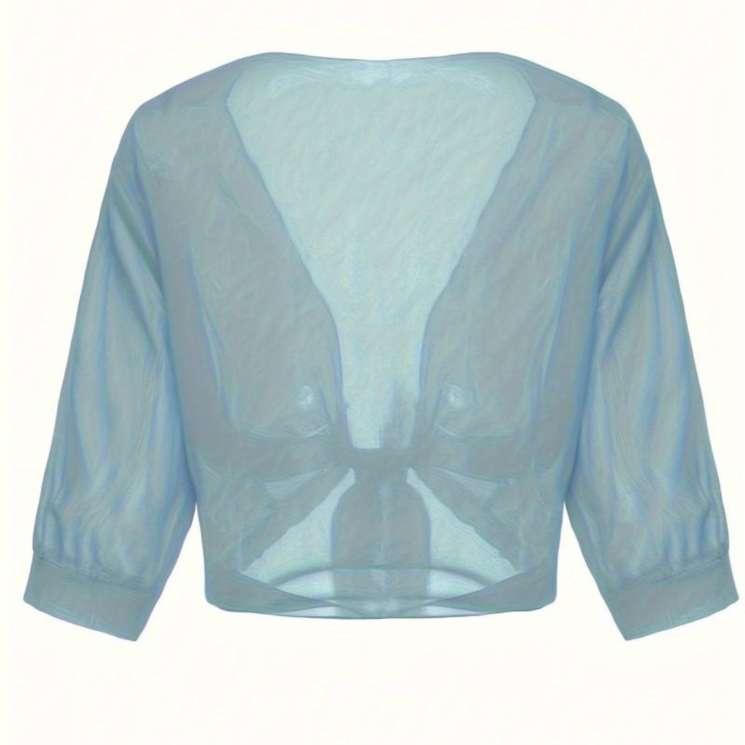 Avayah | Damen Kurzer Bluse | Stricken