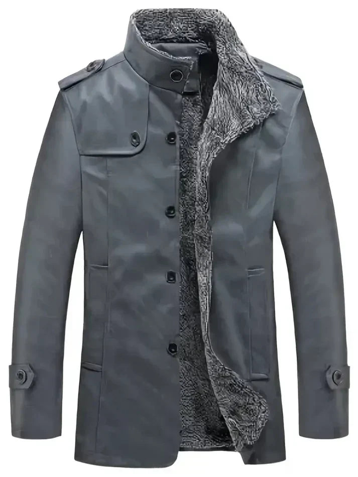 FleeceLeder – Herren-Lederjacke mit Fleece-Futter
