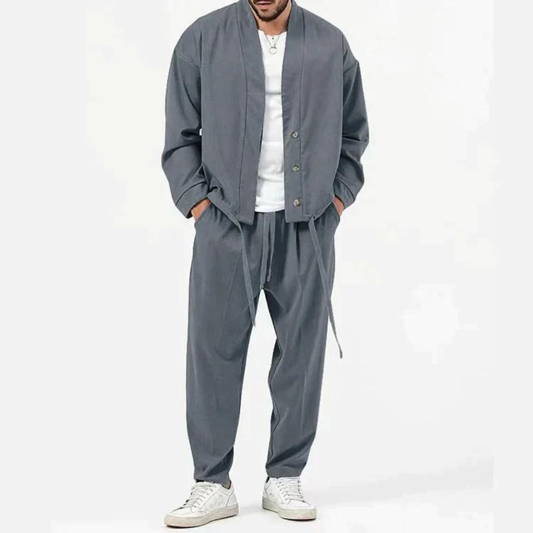 Harry | Herren Freizeit Hose & kleine Jacke Satz | Zweiteilig