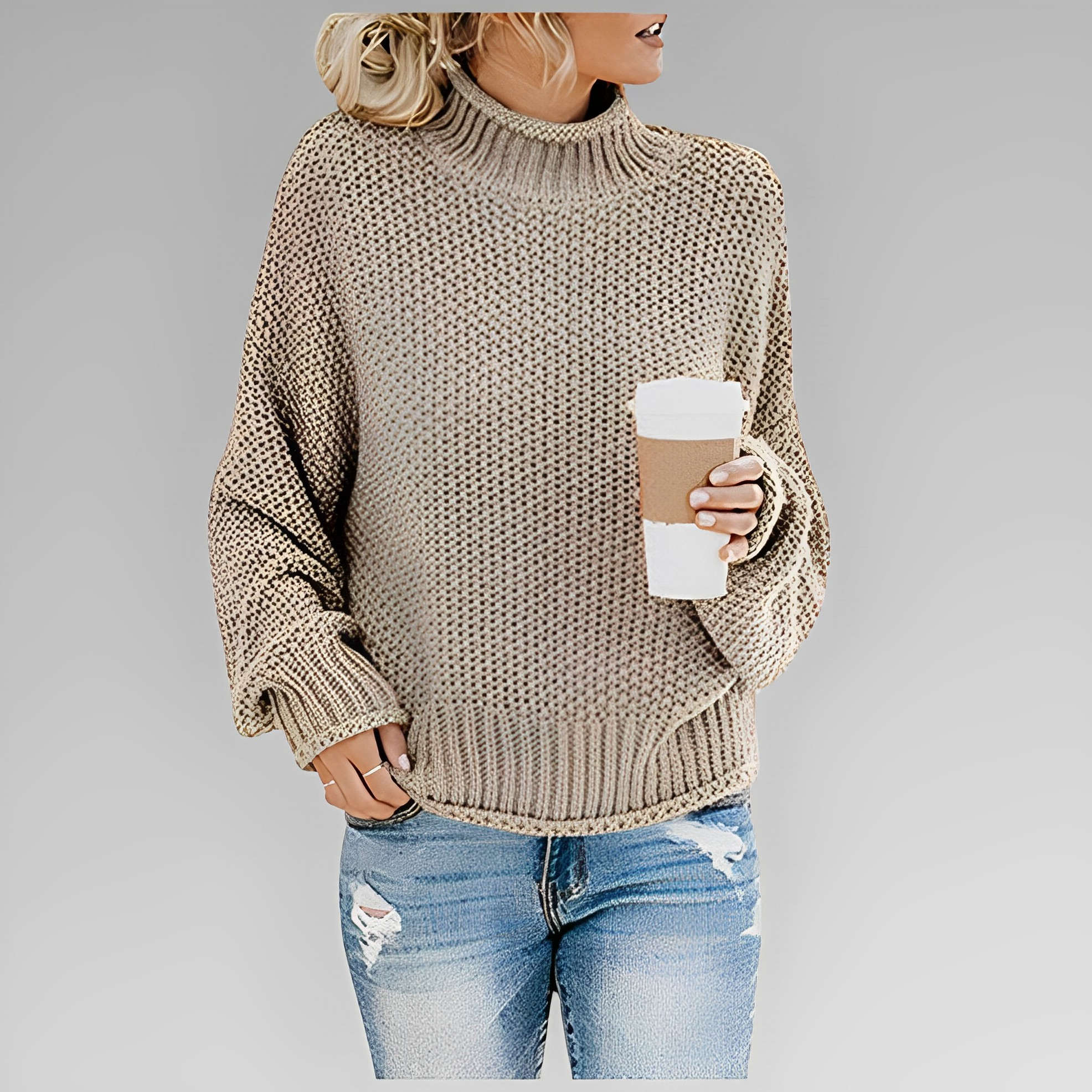 Ermina - Schickes Komfort Rollkragenpullover