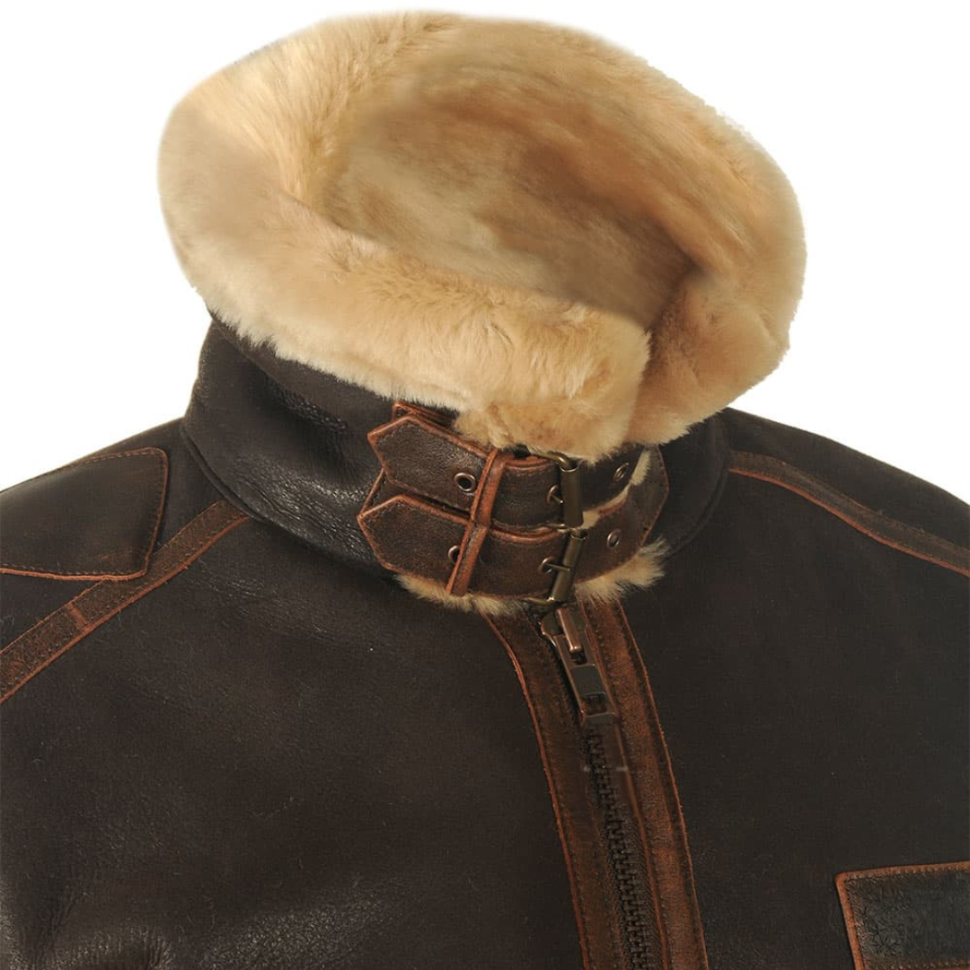 Klassische Herren-Fliegerjacke - verbinden Sie Wärme und Eleganz