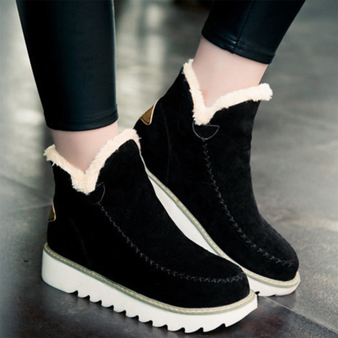 Sevenie | Damen Winter Schnee Stiefel | Runde Spitze