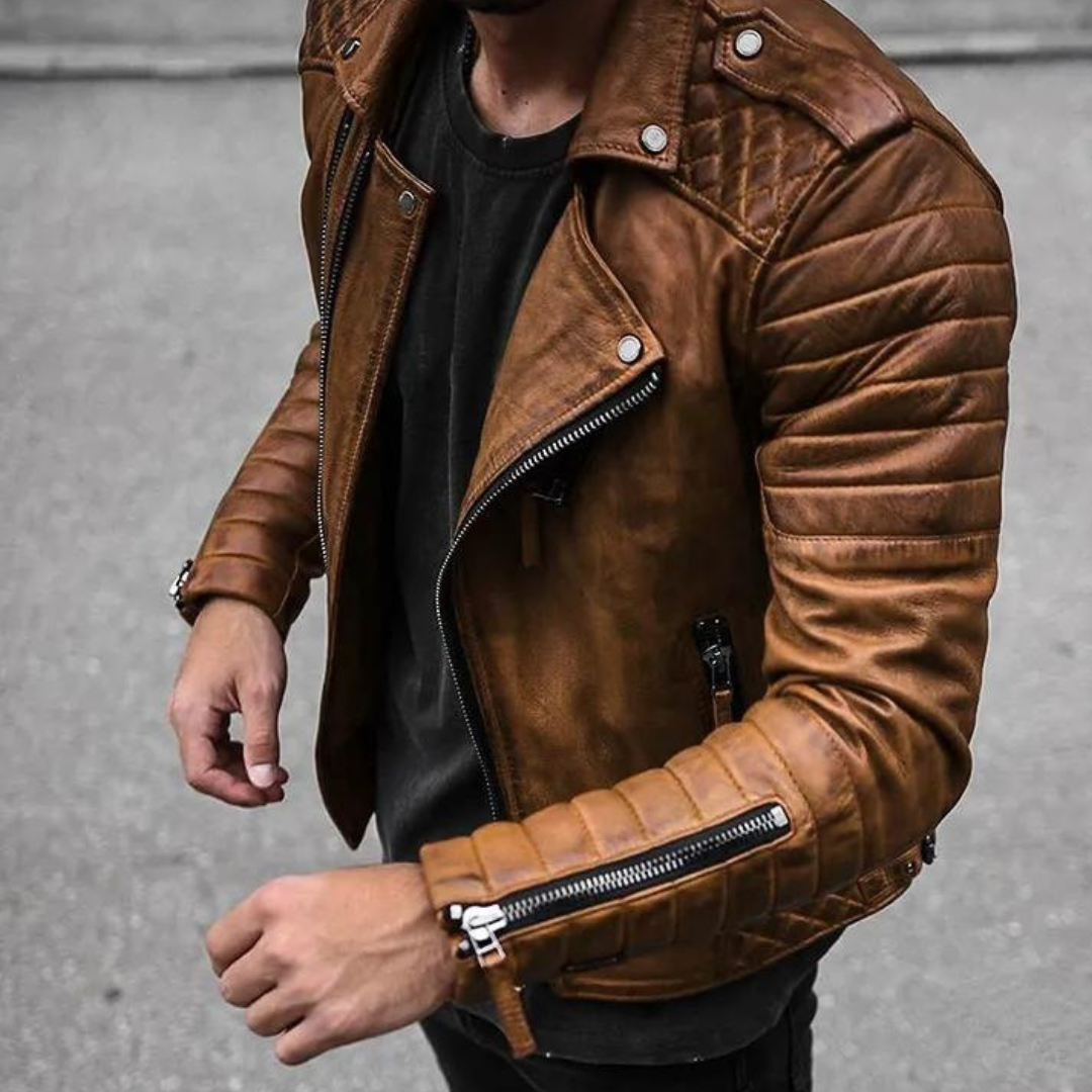 Eddie | Herren Lässige Bomber jacke | Reißverschluss