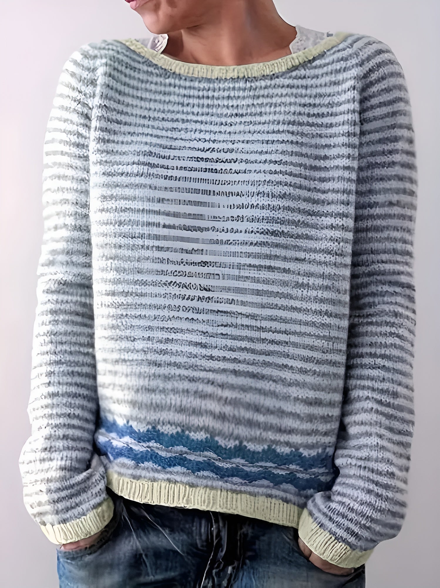 Neeta - Pullover mit Streifenmuster für Damen