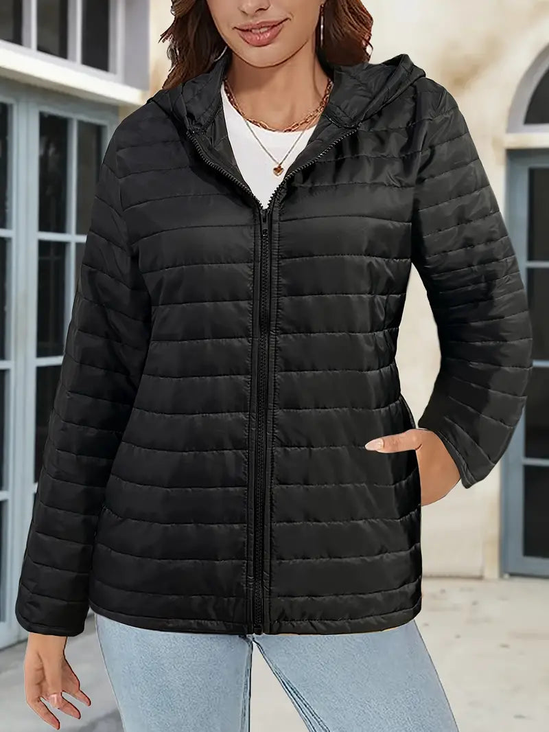 Kourtney | Damen Bomber Jacke | Kapuze