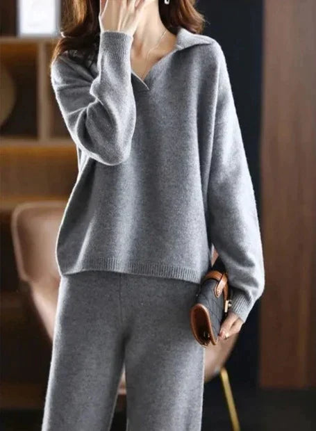 Hailey | Damen Elegante Zweiteiliges Set | Winter
