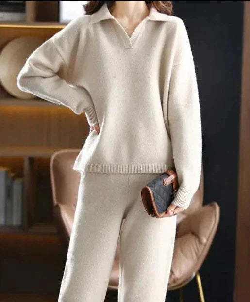 Hailey | Damen Elegante Zweiteiliges Set | Winter