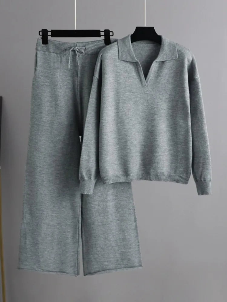 Hailey | Damen Elegante Zweiteiliges Set | Winter