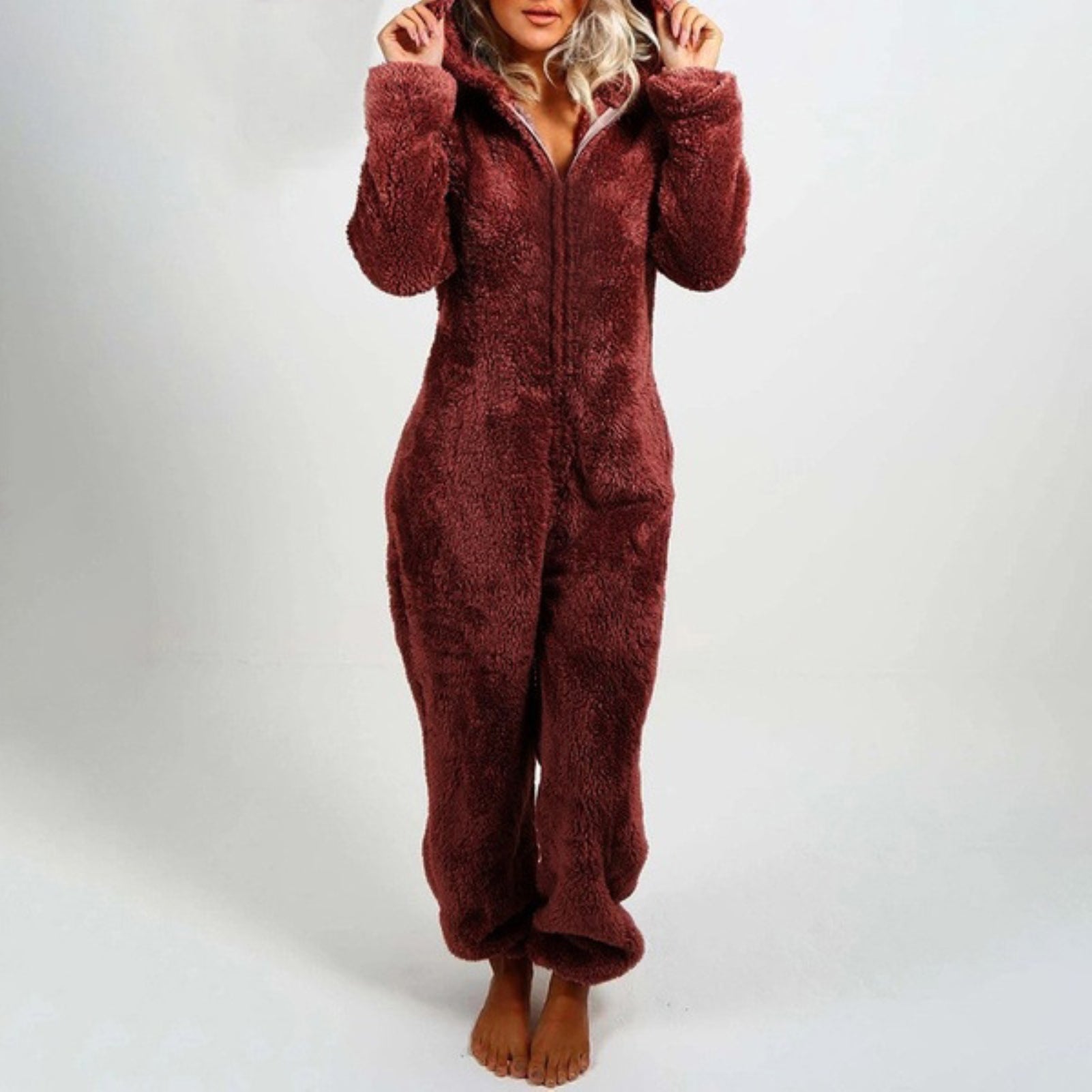 Libby | Warmer Kapuzenpulli Voller Anzug