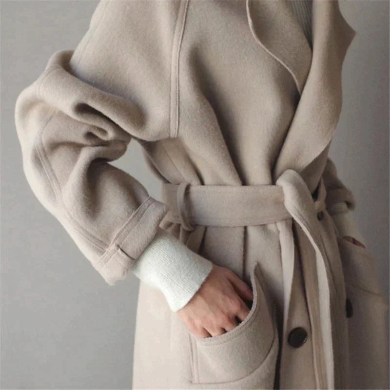 Camille | Eleganter langer Wintermantel