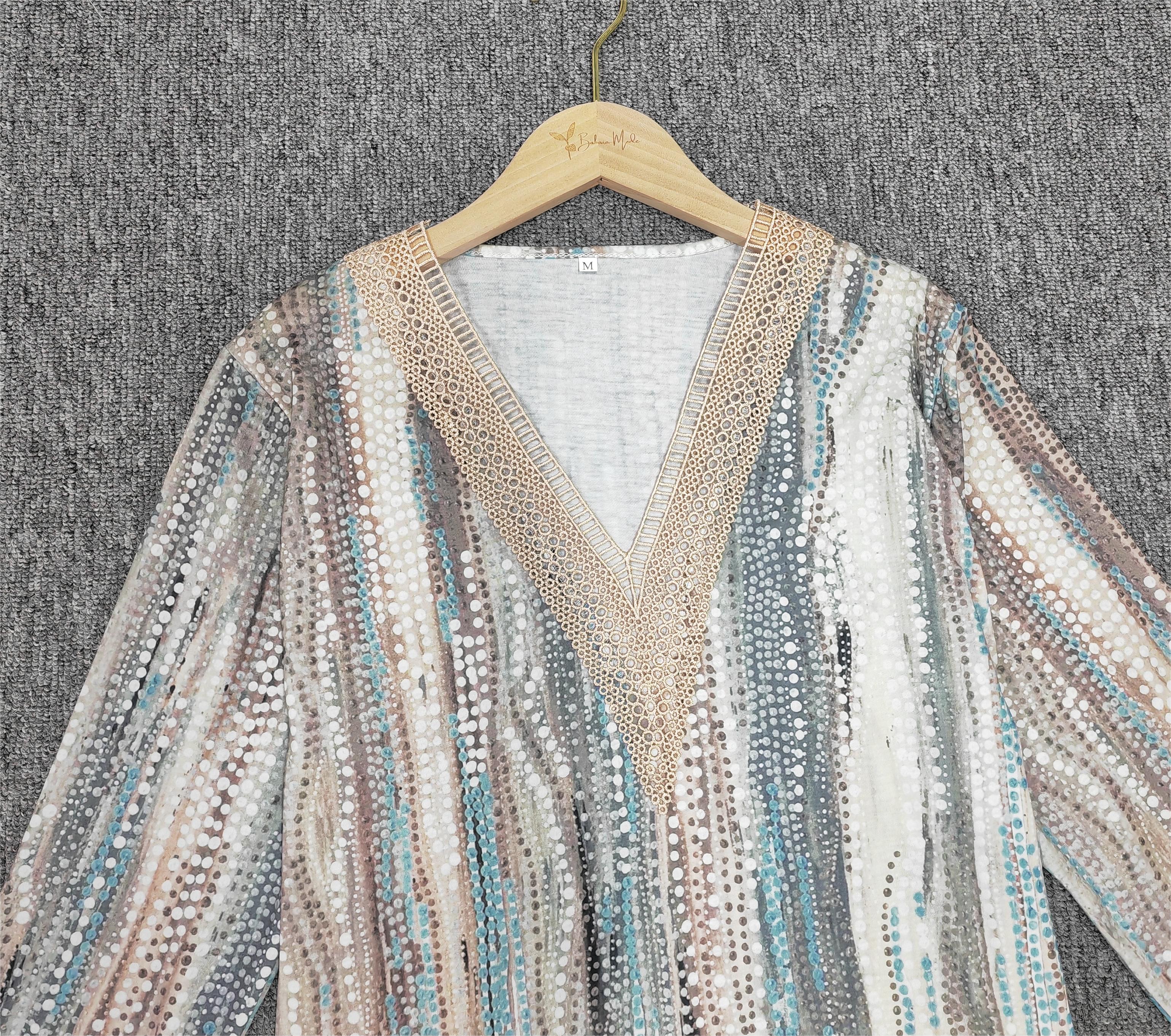 Sassy - Dreamy Print 3/4-Ärmel Top