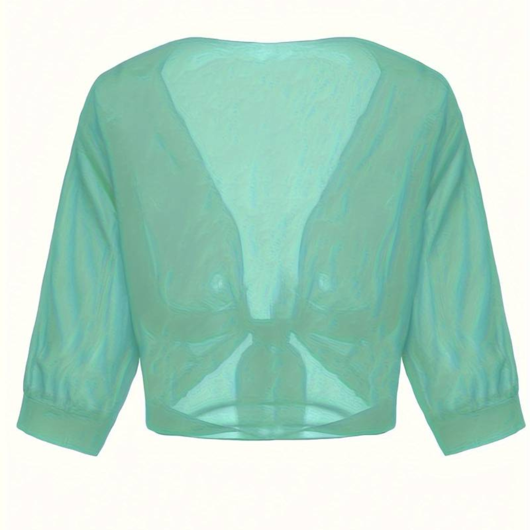 Avayah | Damen Kurzer Bluse | Stricken