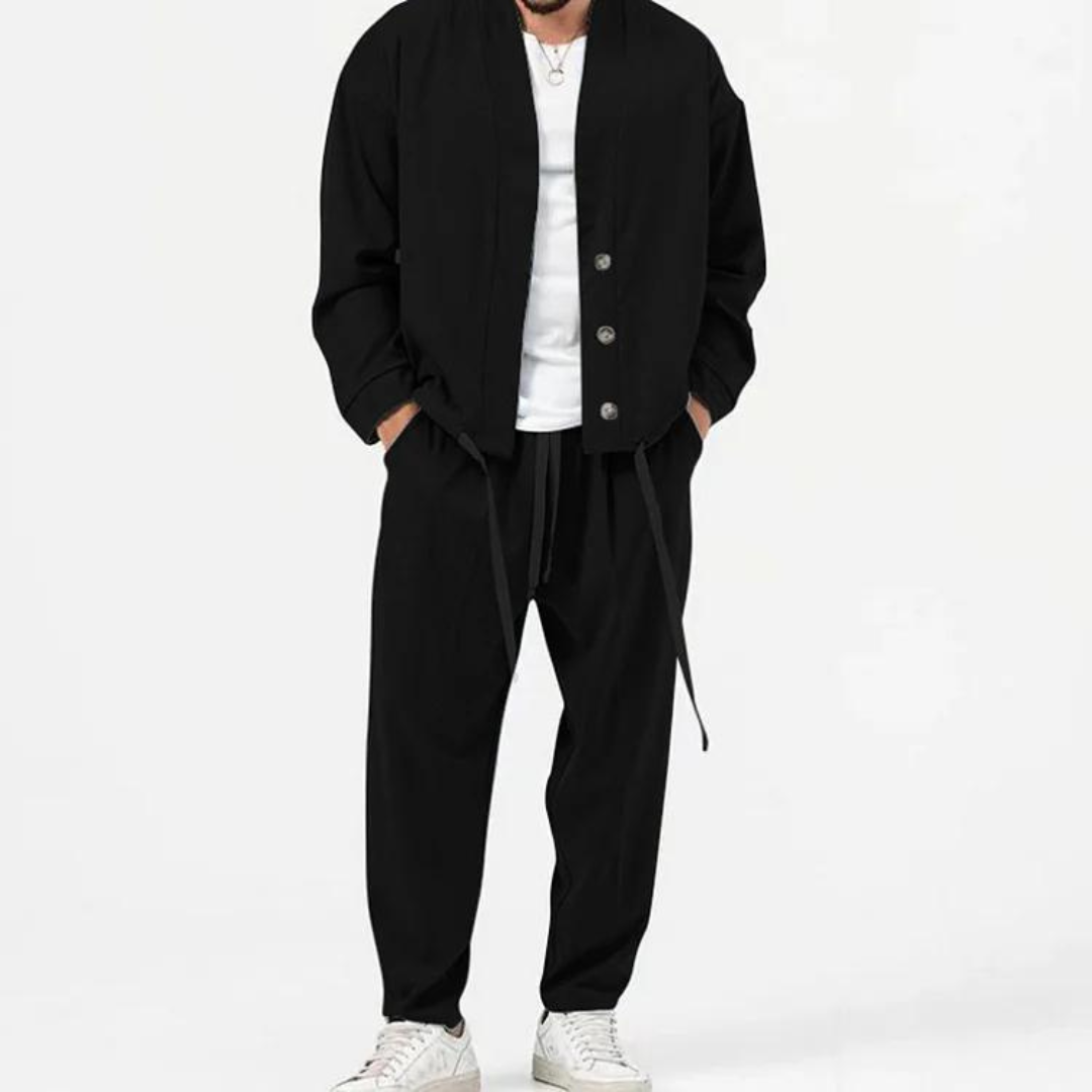 Harry | Herren Freizeit Hose & kleine Jacke Satz | Zweiteilig