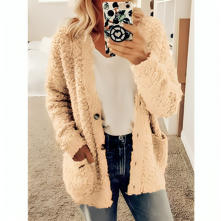 Damen Kuschelige Strickjacke - Claudius