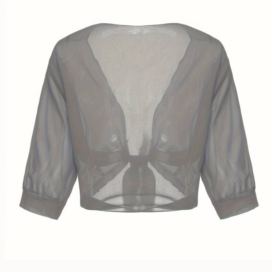 Avayah | Damen Kurzer Bluse | Stricken