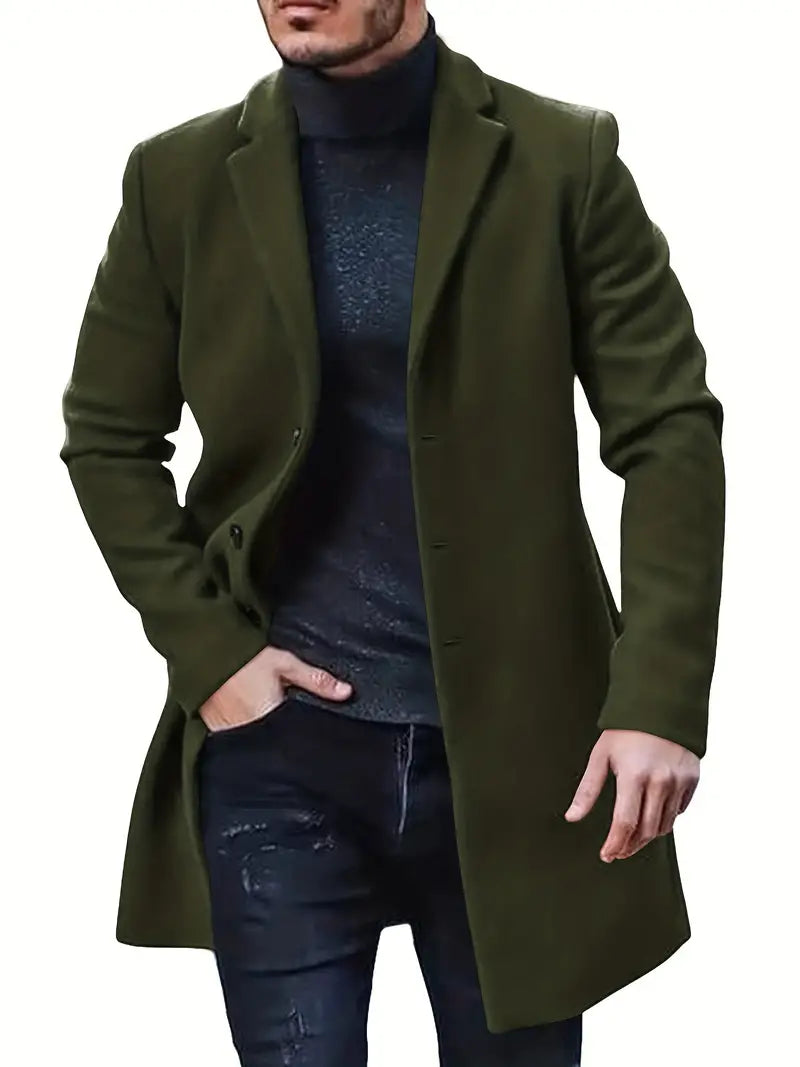 Marco | Herren Freizeitkragen Trenchcoat | Lang
