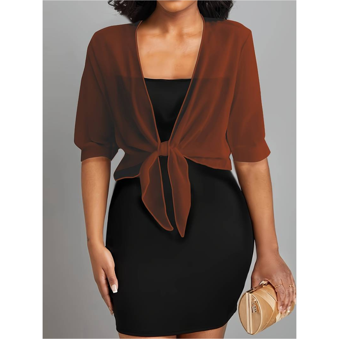 Avayah | Damen Kurzer Bluse | Stricken