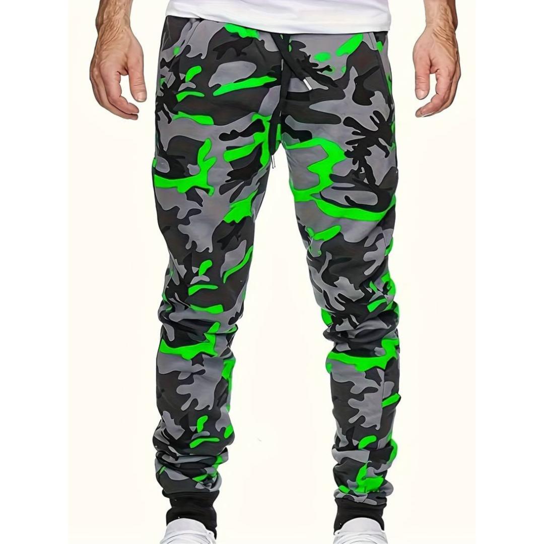 Alfredo | Herren Lässige Jogger Hose | Tarnung