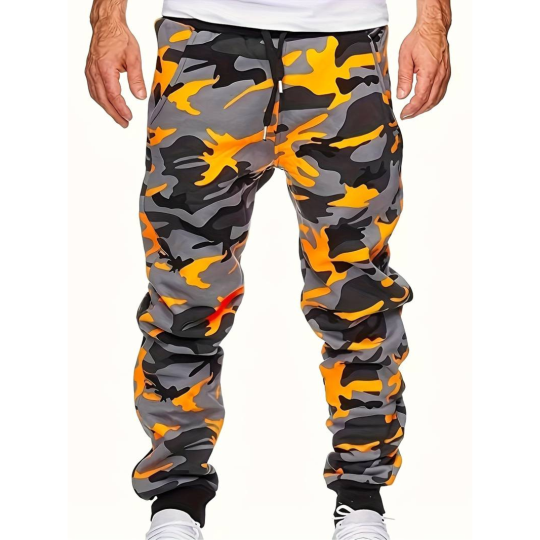 Alfredo | Herren Lässige Jogger Hose | Tarnung