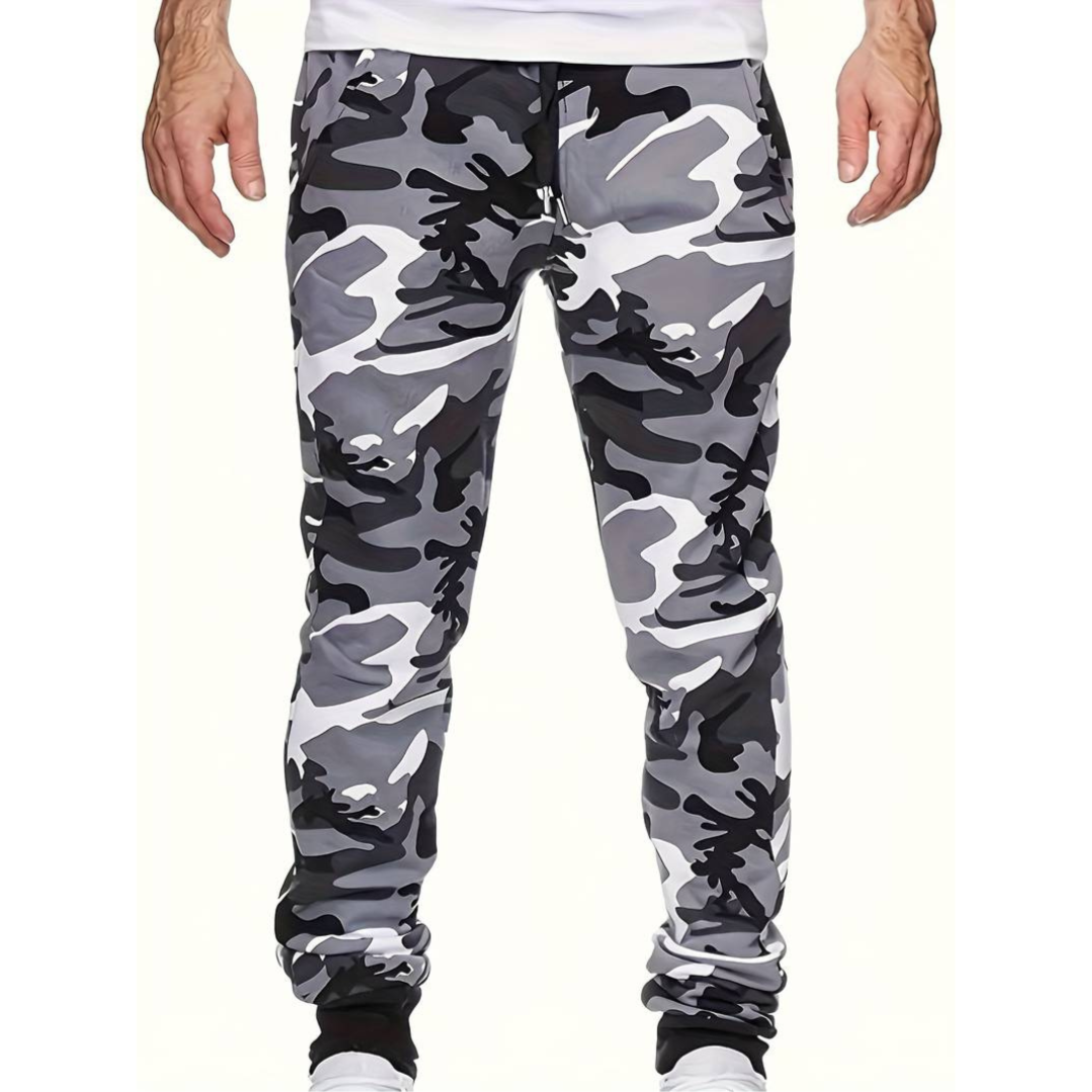 Alfredo | Herren Lässige Jogger Hose | Tarnung