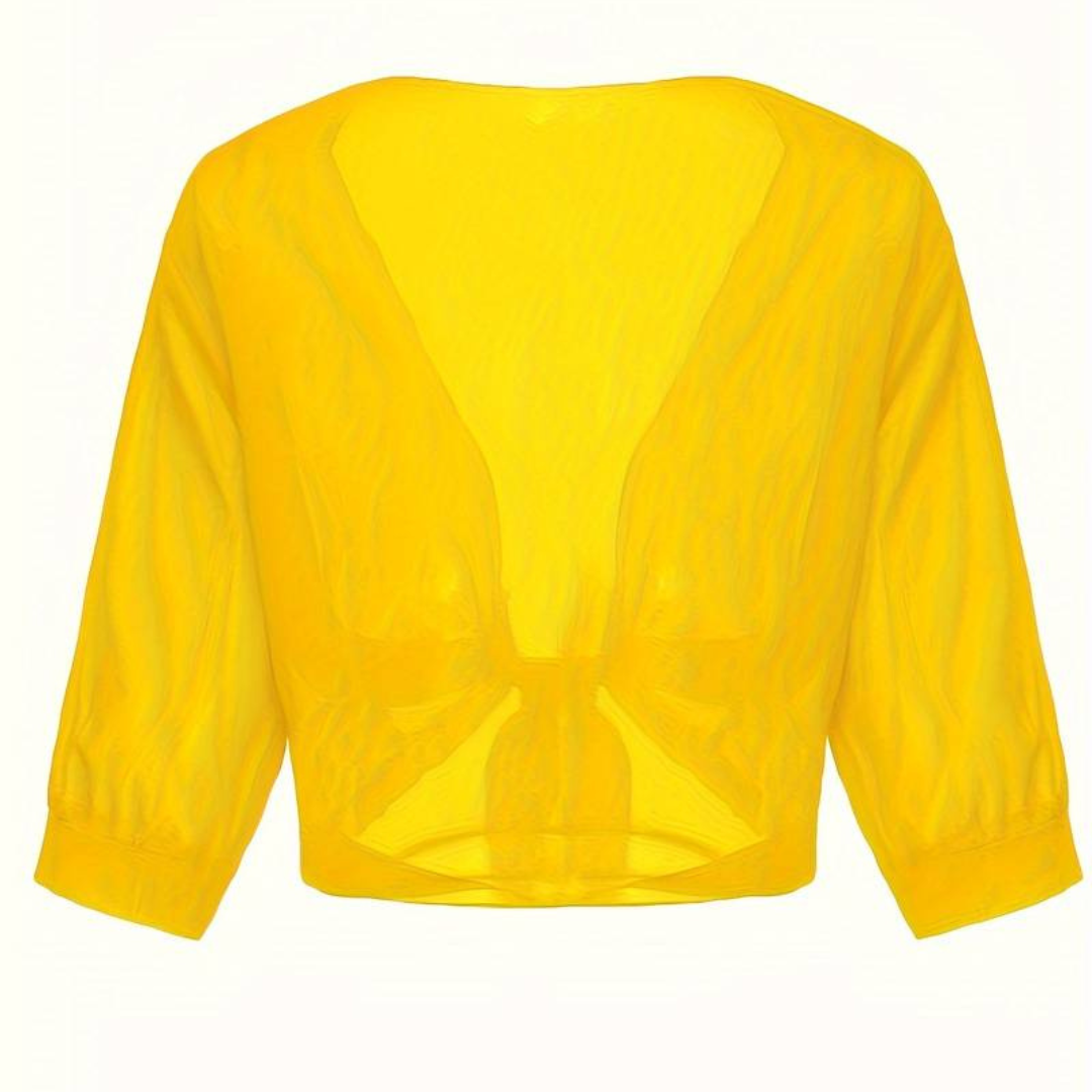 Avayah | Damen Kurzer Bluse | Stricken