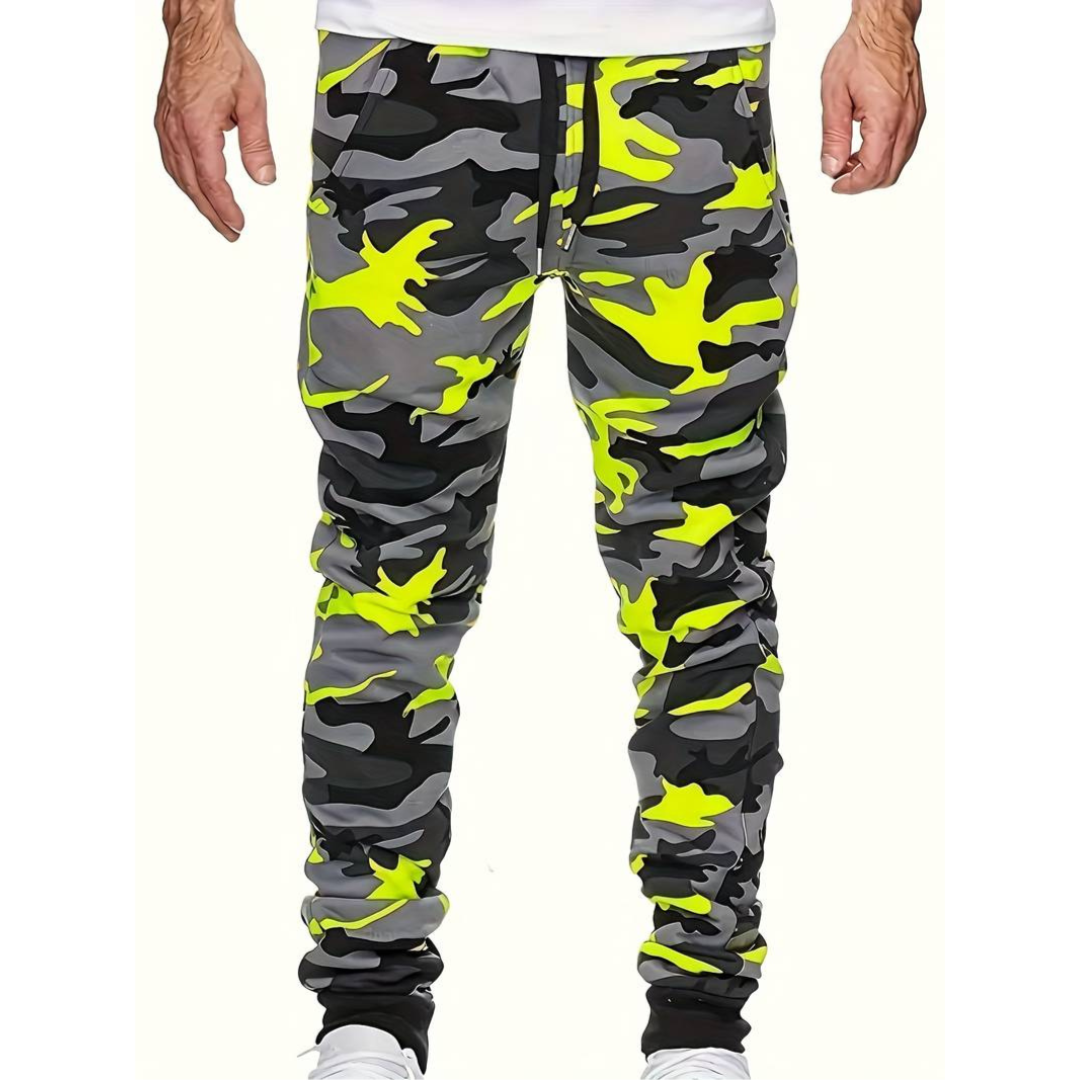 Alfredo | Herren Lässige Jogger Hose | Tarnung
