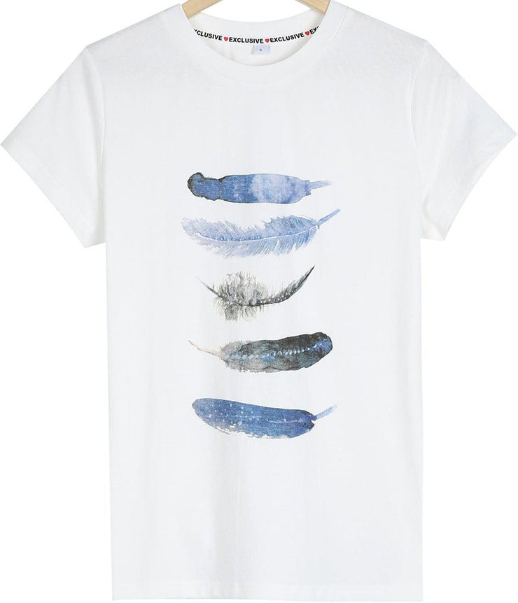 Mercy - Freedom Feather T-Shirt mit kurzen Ärmeln