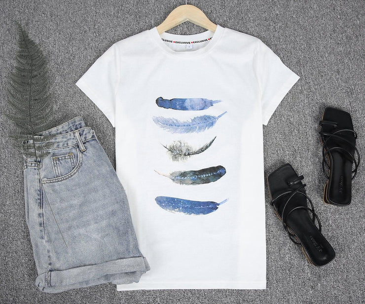 Mercy - Freedom Feather T-Shirt mit kurzen Ärmeln