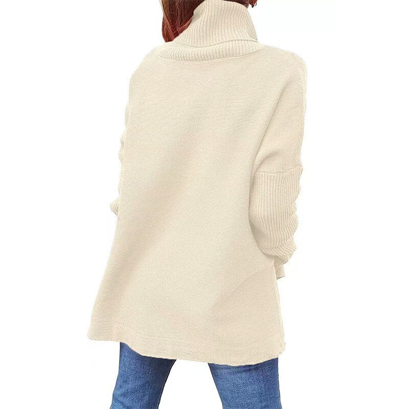 Arlet | Damen Lang Rollkragen Pullover | Warme