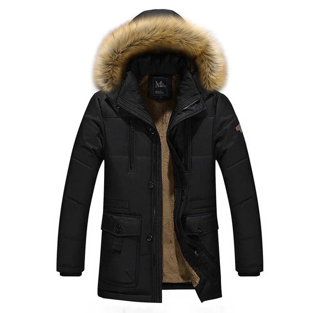 Krew | Herren Winter Kapuze Parka Jacke | Warme