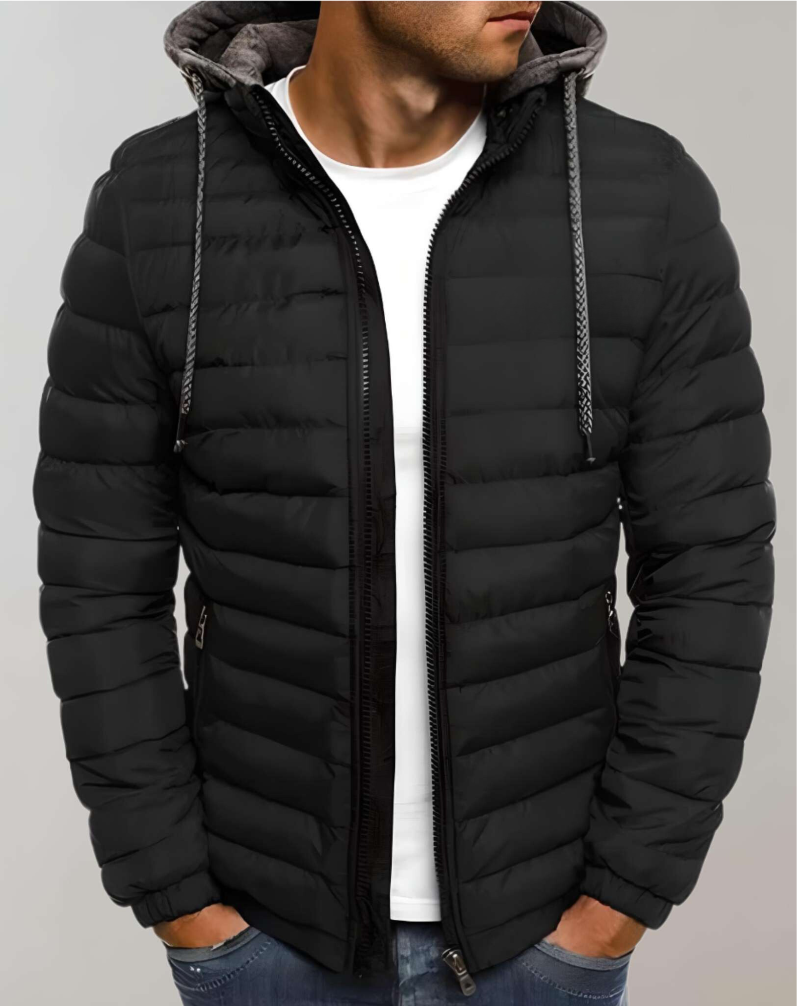 Eiswind - Elegante Winterjacke für Herren mit atmungsaktiver Technologie, die Komfort und Stil vereint