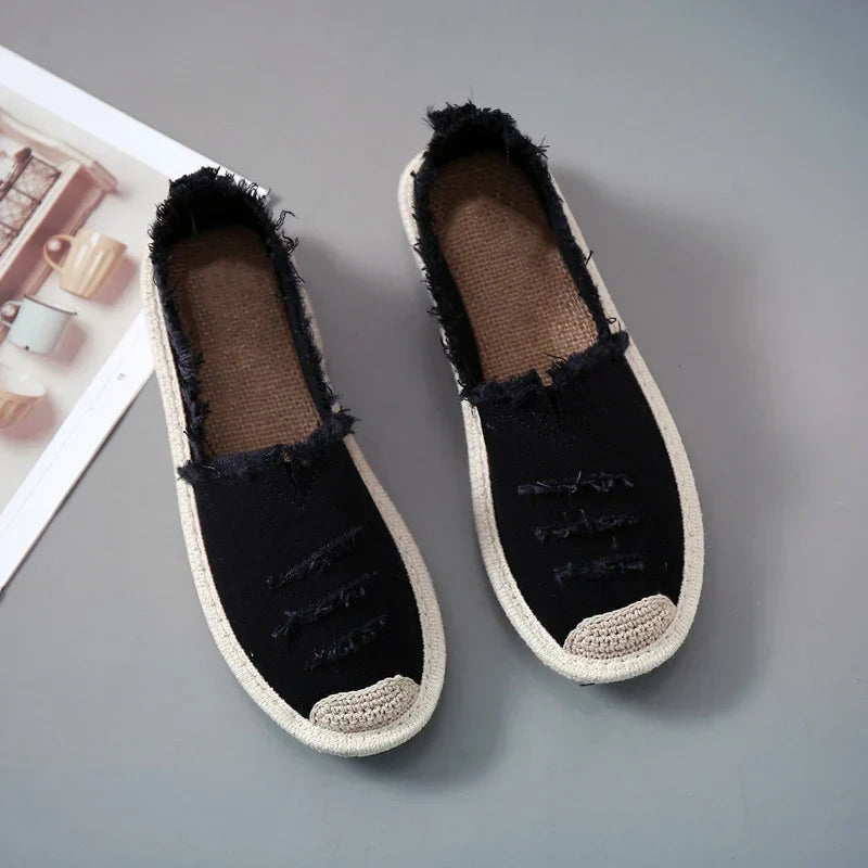 CanvasStyle – Espadrilles aus zerrissenem Canvas