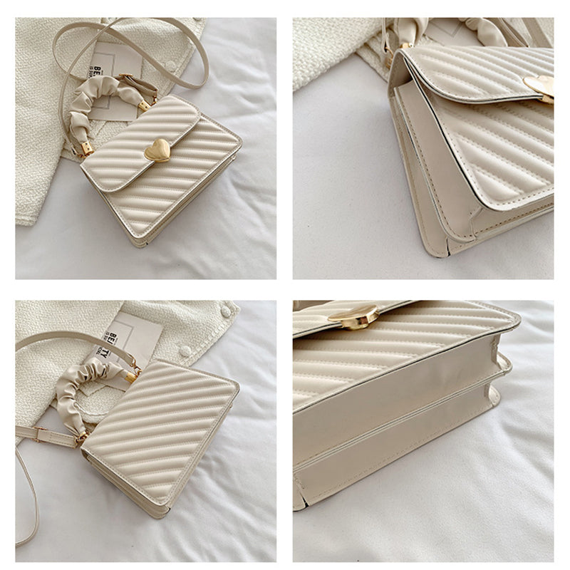 Elegante Handtasche mit Metal Design