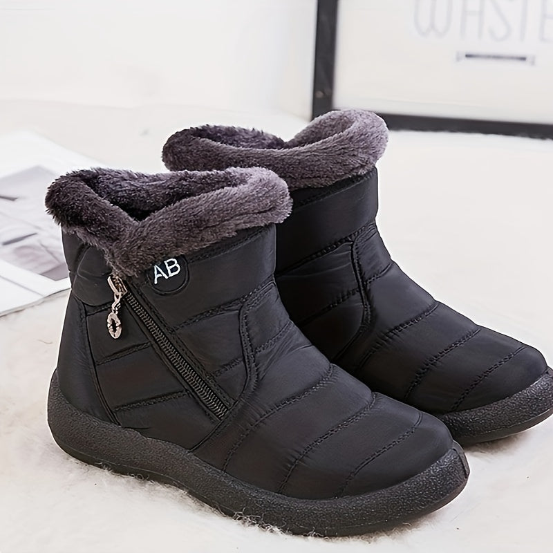 Thermofellgefütterte Schneestiefel für Damen