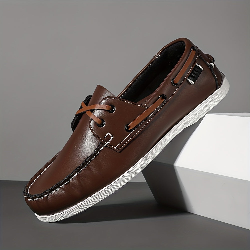 LederKomfort – Herren Casual Leder Slip-Ons