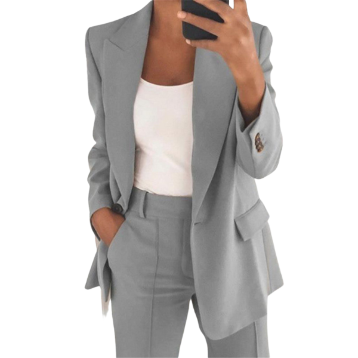 Elegantes Blazer-Set - Stilvolles Jackett und Hose