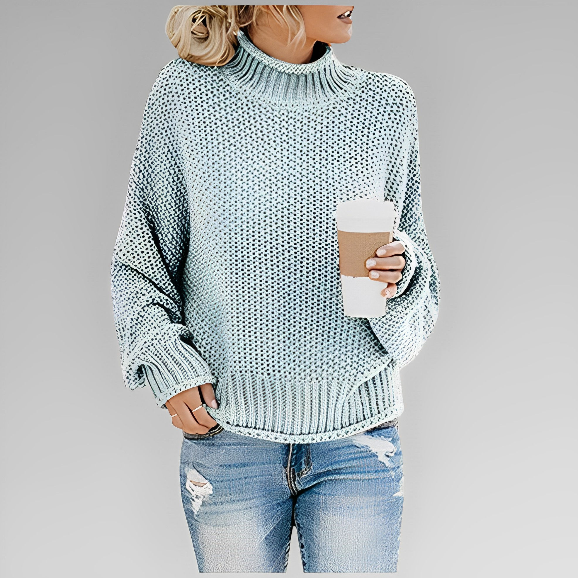 Ermina - Schickes Komfort Rollkragenpullover