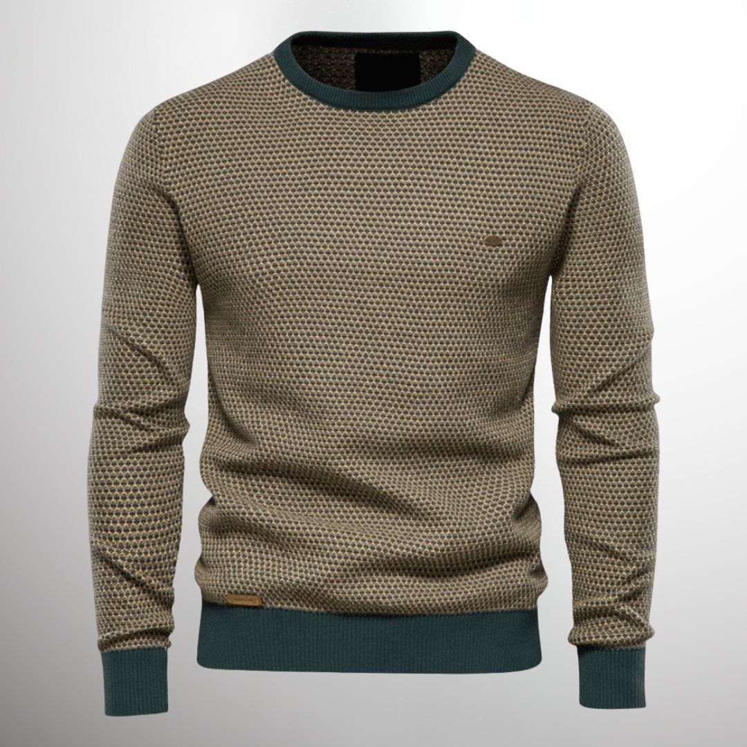 Betinon | Herren Lässiger Strick Pullover | Warme