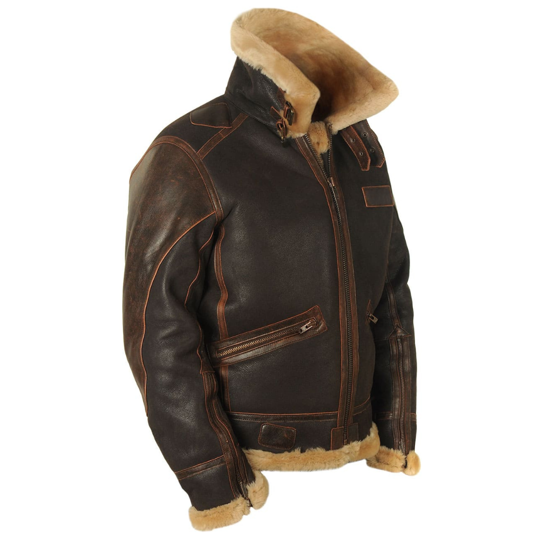 Klassische Herren-Fliegerjacke - verbinden Sie Wärme und Eleganz