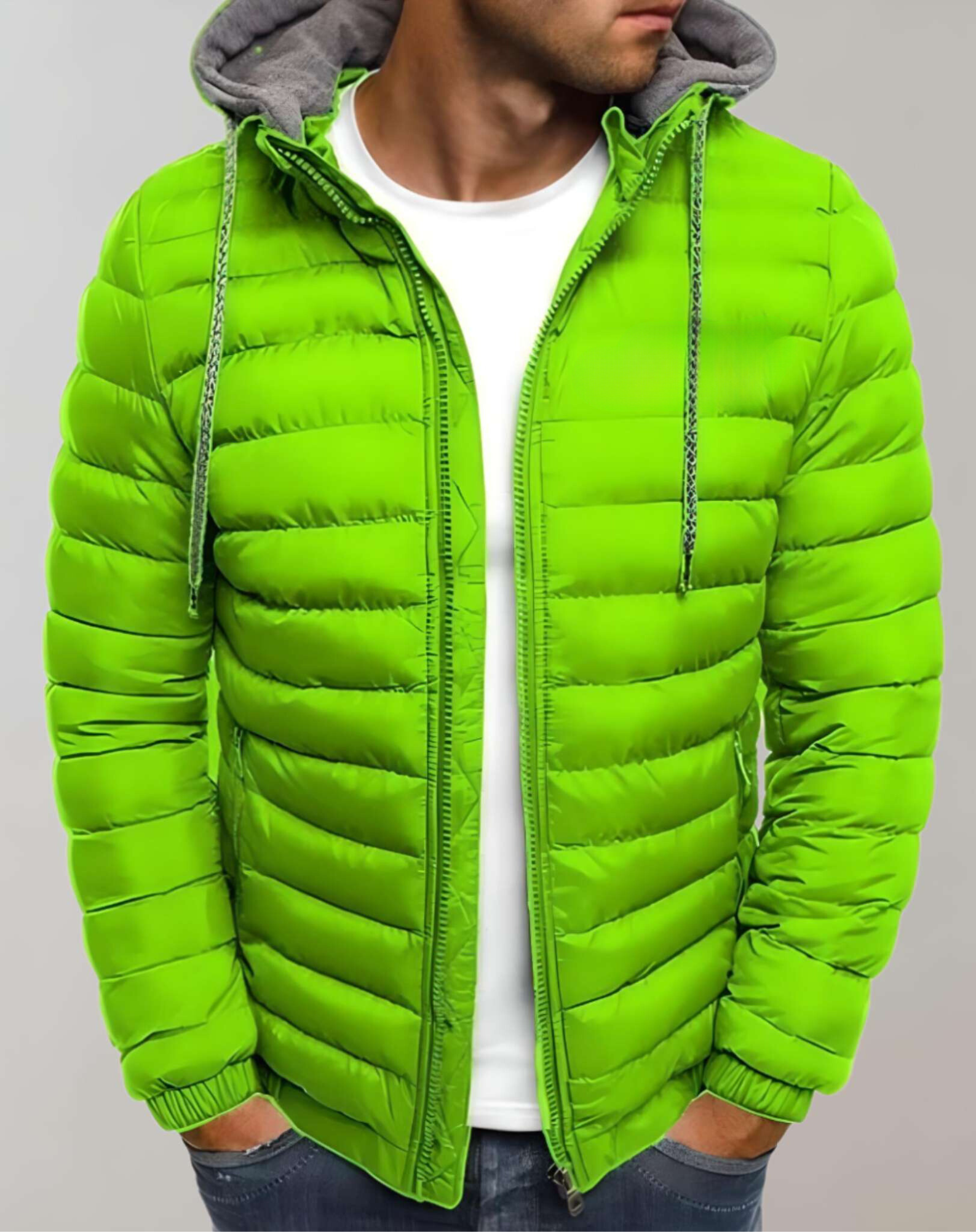 Eiswind - Elegante Winterjacke für Herren mit atmungsaktiver Technologie, die Komfort und Stil vereint
