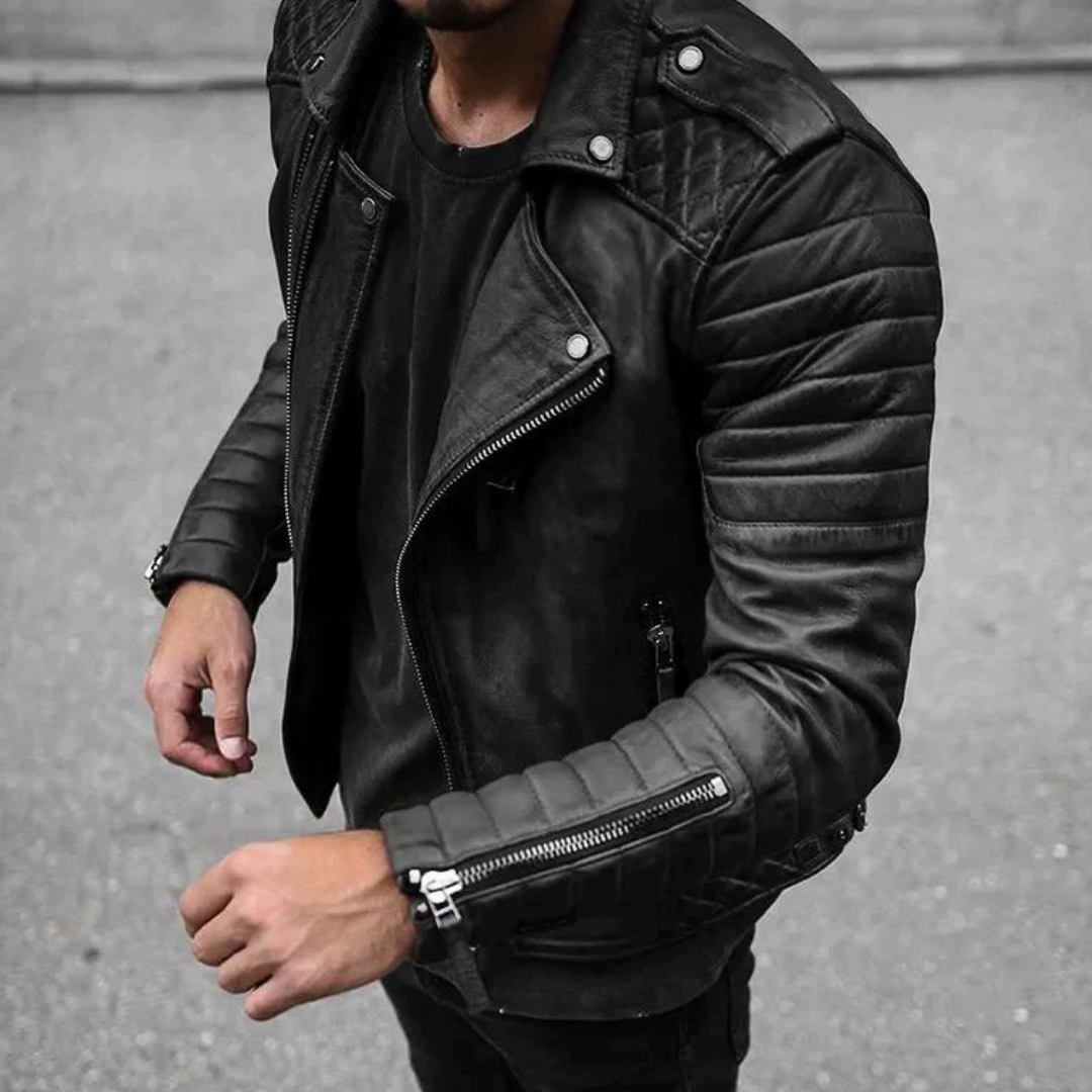 Eddie | Herren Lässige Bomber jacke | Reißverschluss