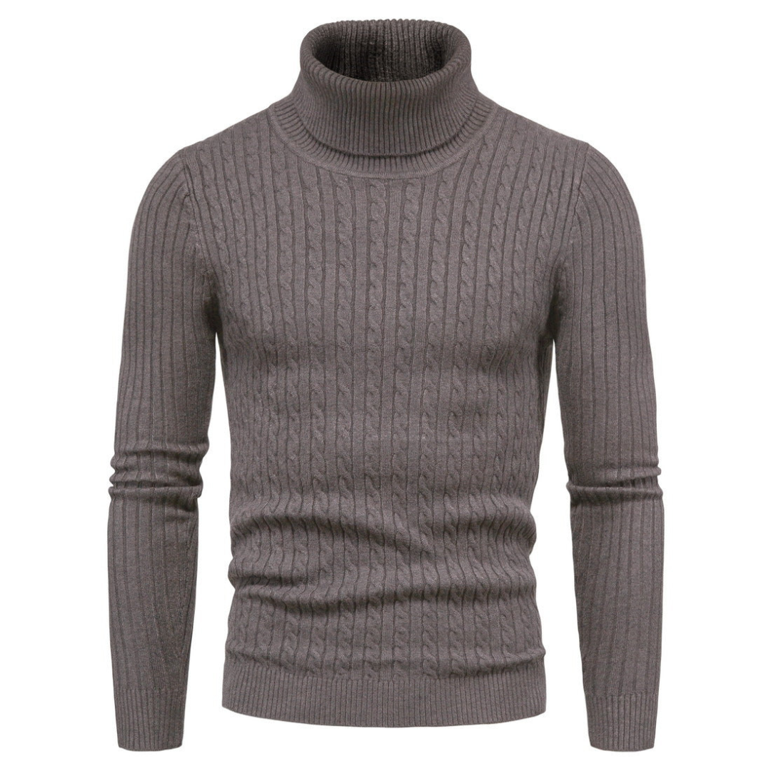 Dagmaro | Herren Winter Strick Rollkragen Pullover | Warme