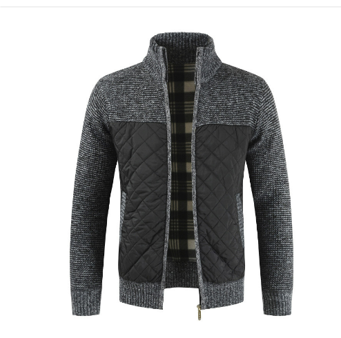 Maiko | Herren Klassiker Strickt Winter Jacke | Warme
