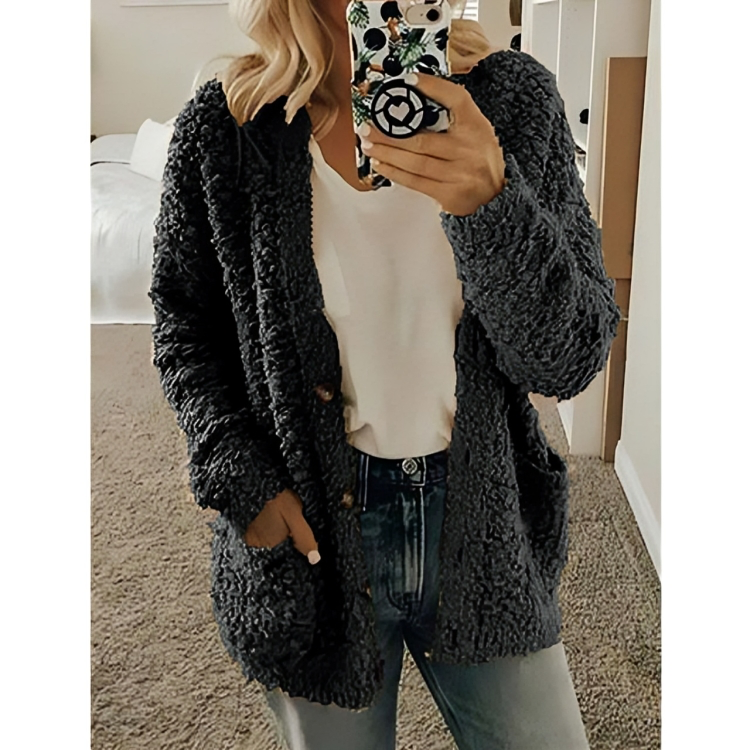 Damen Kuschelige Strickjacke - Claudius