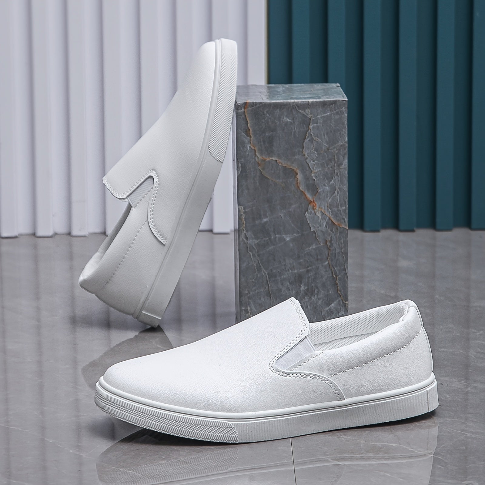 OutdoorFlex – Outdoor PU Leder Schlupfschuhe für Männer
