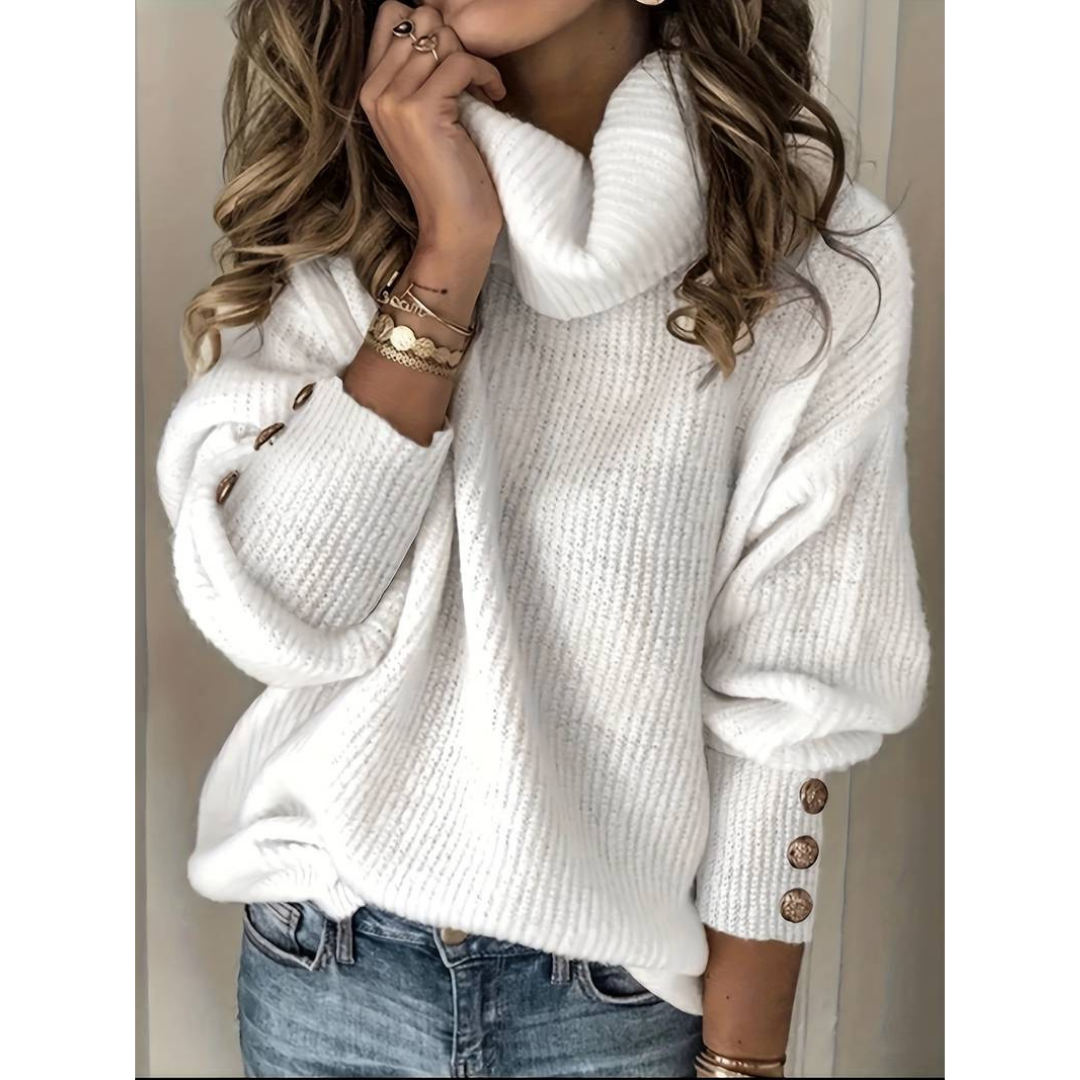 Georgina | Damen Strick-Rollkragenpullover | Übergröße