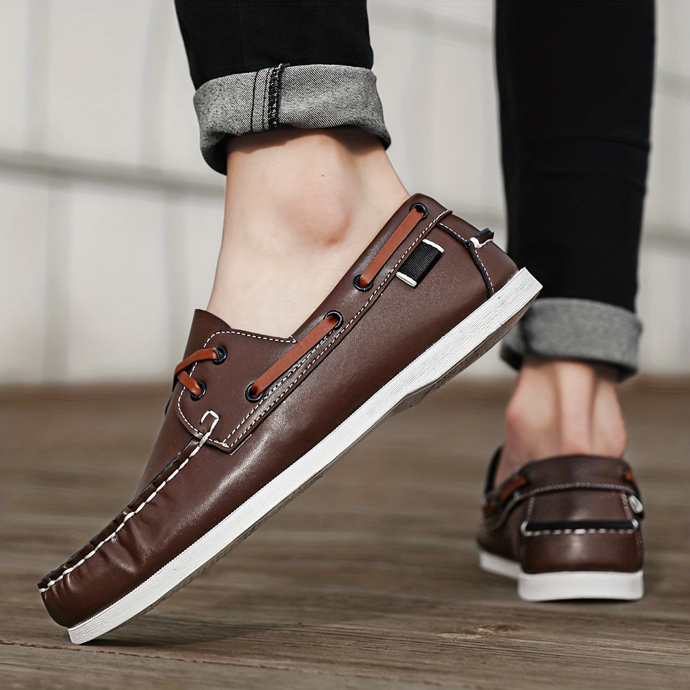 LederKomfort – Herren Casual Leder Slip-Ons