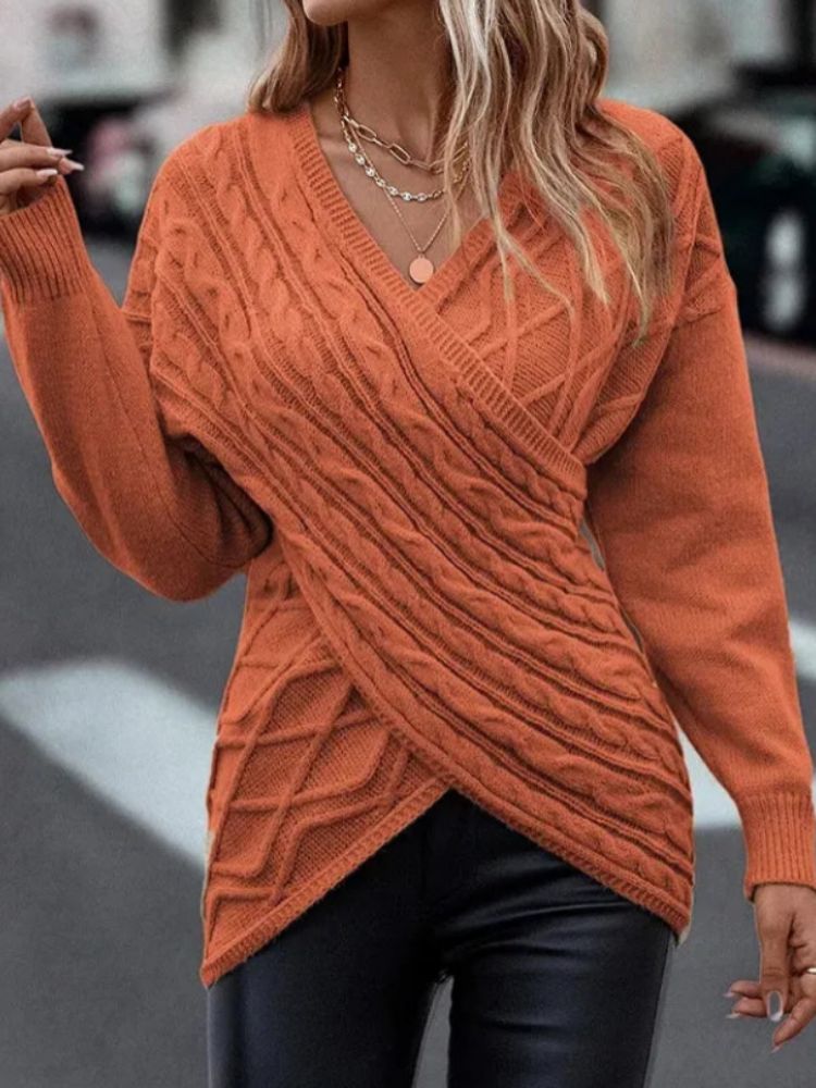 Modischer und bequemer Strickpulli - Theodora