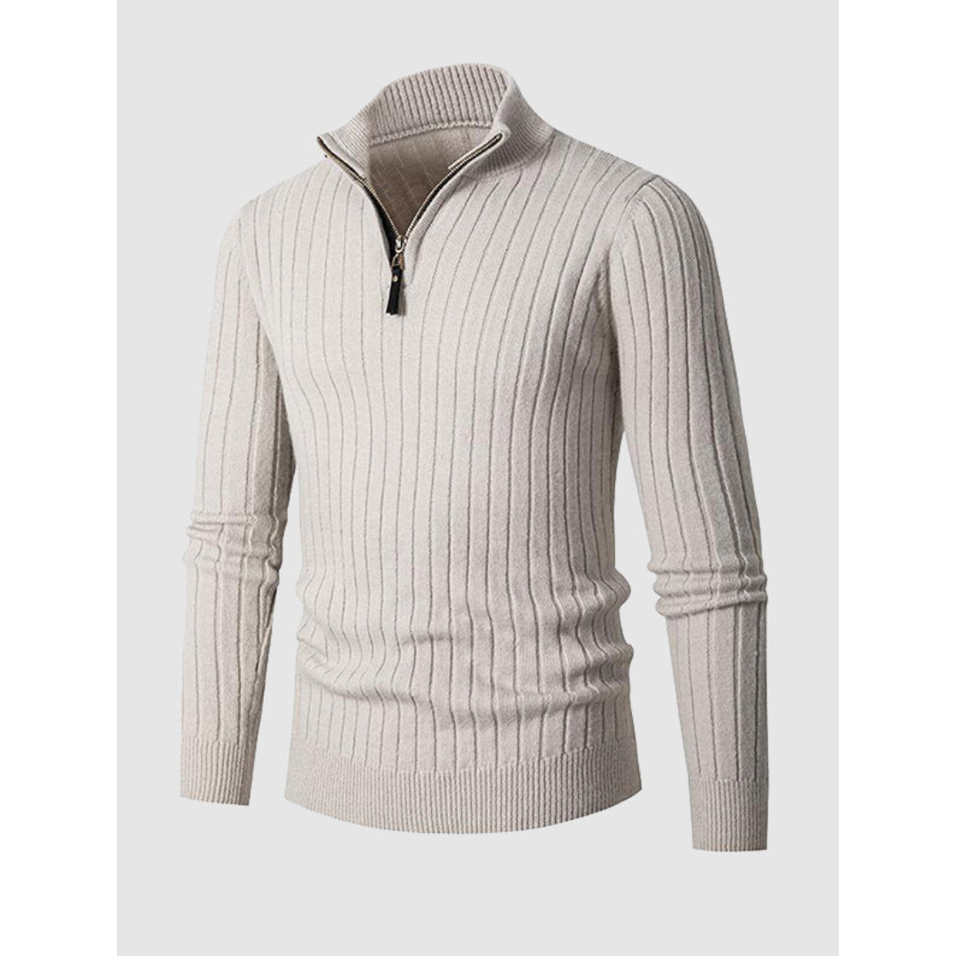 Sageh | Herren Lässiger Strick Pullover | Warme